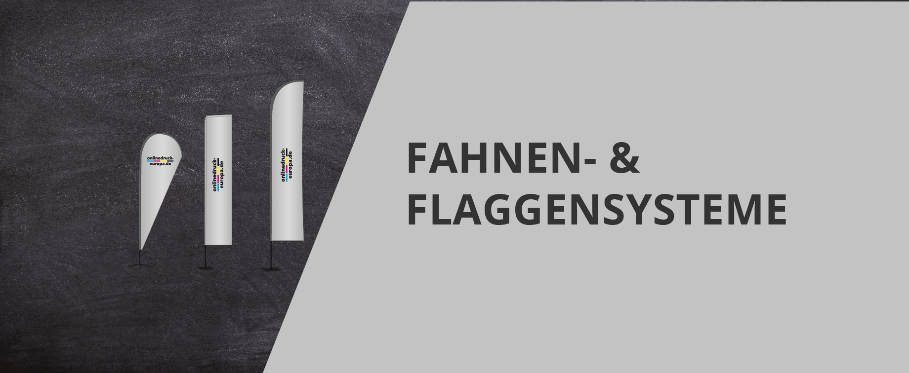 Fahnen Flaggensysteme Produktübersicht Onlinedruck Europa Weichs